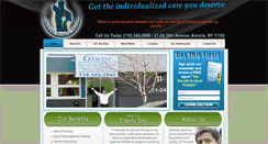 Desktop Screenshot of crescentphysicaltherapy.com
